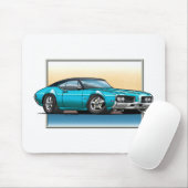 69 Cutlass Blauwgroen blauw Muismat (Met muis)