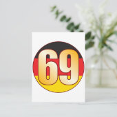 69 DUITSLAND Goud Briefkaart (Staand voorkant)
