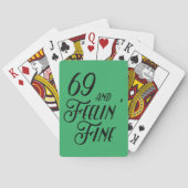 69 en Feelin' Fine Pokerkaarten (Achterkant)