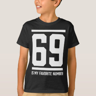 69 Favoriet nummer T-shirt