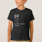 69 grappige definitie t-shirt (Voorkant)
