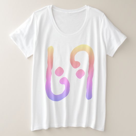 69 GROTE MAAT T-SHIRT (Design voorkant)