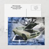 69 GTO-Lake Scott Rod Run Briefkaart (Voorkant / Achterkant)