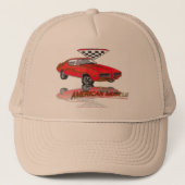 69 GTO-rechter Carousel Red Trucker Pet (Voorkant)