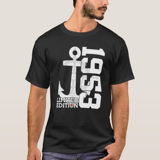69 jaar capaciteit 1953 zweefvliegtuig 69ste verja t-shirt (Voorkant)