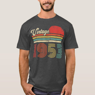 69 jaar geboortedag 1953 69e verjaardag t-shirt