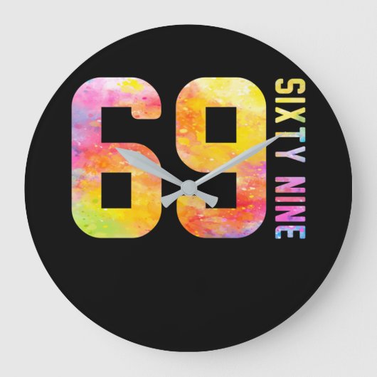 69 jaar oud 60-9 grote klok (Voorkant)