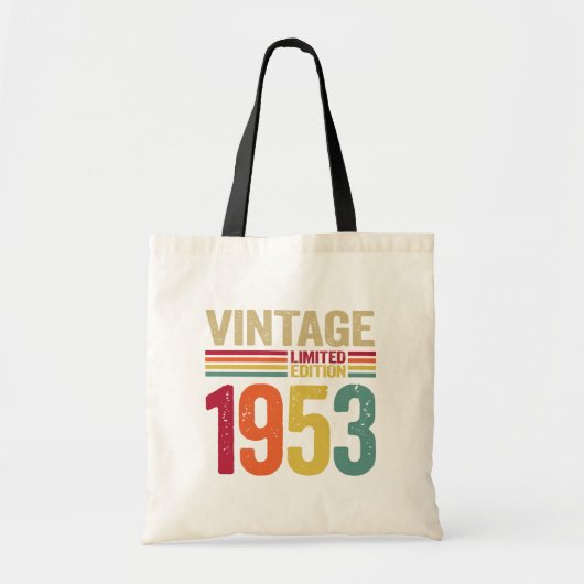69 jaar oud cadeau 1953 - 69e verjaardag tote bag (Voorkant)