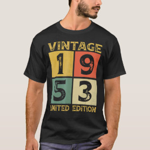69 Jaar Oud Retro 1953 69e Verjaardag T-shirt