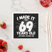 69 Jaar Oud Sarcastisch Meme Grappig 69e Verjaarda Servet (Insitu)
