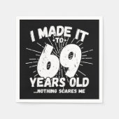 69 Jaar Oud Sarcastisch Meme Grappig 69e Verjaarda Servet (Voorkant)