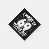 69 Jaar Oud Sarcastisch Meme Grappig 69e Verjaarda Servet (Hoek)