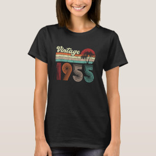 69 jaar oude geschenken geboren in 1955  Retro 69e T-shirt