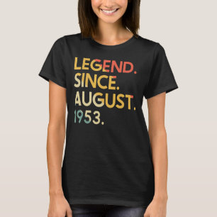 69 jaar oude legering sinds augustus 1953 69e t-shirt