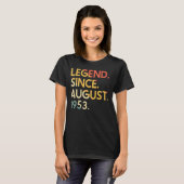 69 jaar oude  legering sinds augustus 1953 69e t-shirt (Voorkant volledig)