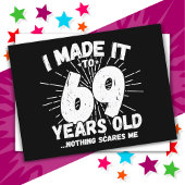 69 Jaar Oude Sarcastische Meme Grappige 69e Verjaa Briefkaart