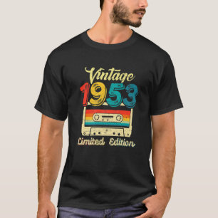 69 jaar oude Vintage beste van 1953 Cassettebandje T-shirt