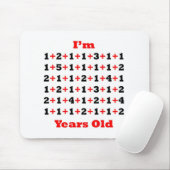 69 jaar van het oude Rood Blk Muismat (Met muis)