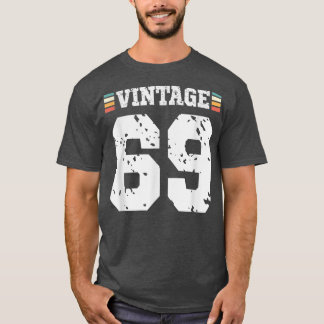 69-jarige Happy 69th Birthday Fun Sport T-shirt