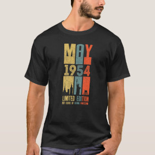 69 mei 1954 69 Geboortedatum 69: 1954, geboortedag T-shirt