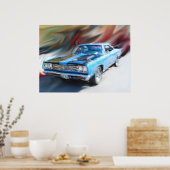 69 Roadrunner Poster (Keuken)