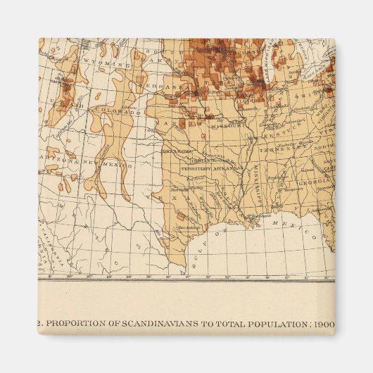 69 Scandinaviërs 1900 Magneet (Voorkant)