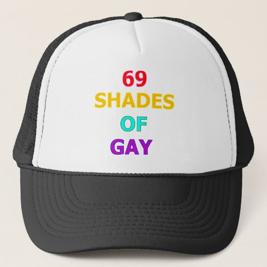69 shades of gay trucker pet (Voorkant)