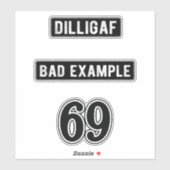 69 stickerpakketten voor helmen sticker (Vel)