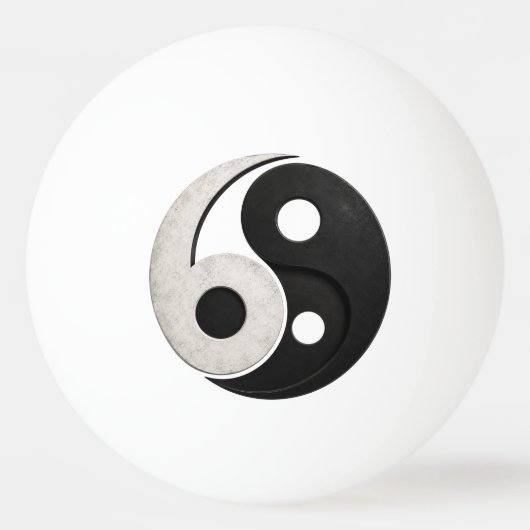 69 Yin Yang Symbool Ontwerp Pingpongbal (Voorkant)