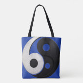 69 Yin Yang Symbool Ontwerp Tote Bag (Achterkant)