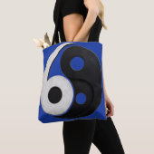 69 Yin Yang Symbool Ontwerp Tote Bag (Dichtbij)