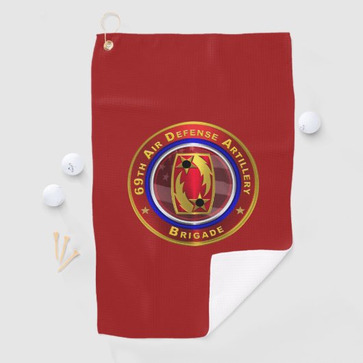 69e brigade van de luchtdefensie golfhanddoek (Insitu)