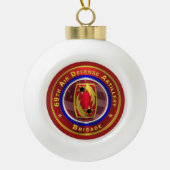 69e brigade van de luchtdefensie keramische bal ornament (Voorkant)