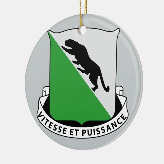 69e gepantserd regime keramisch ornament (Links)