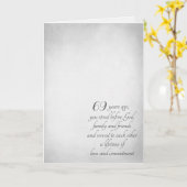 69e Jubileum op Vignette Texture Card Kaart (Gele Bloem)