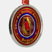 69e Kerstmis, Brigade van de Artillerie van de Luc Metalen Ornament (Rechts)