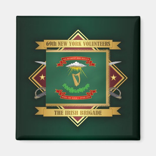 69e New York vrijwilliger infanterie Magneet (Voorkant)