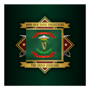 69e New York vrijwilliger infanterie Perfect Poster