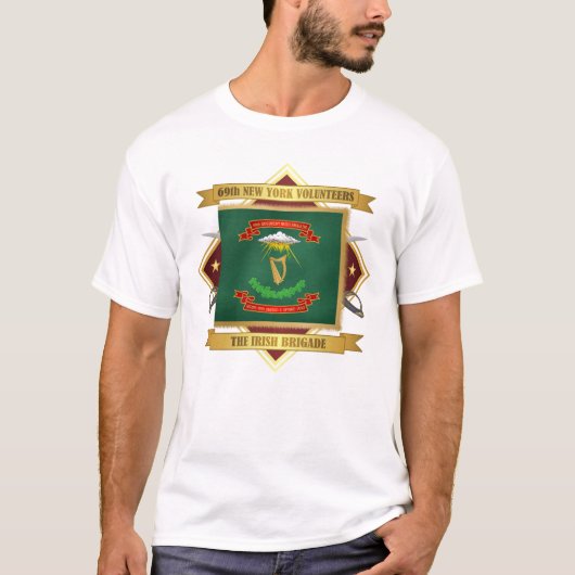 69e New York vrijwilliger infanterie T-shirt (Voorkant)