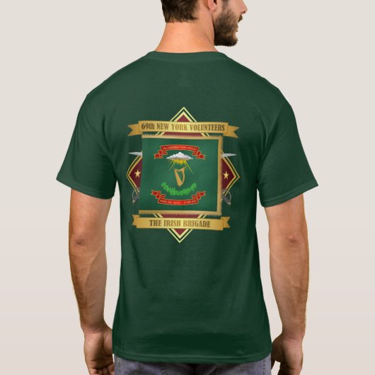69e New York vrijwilliger infanterie T-shirt (Achterkant)