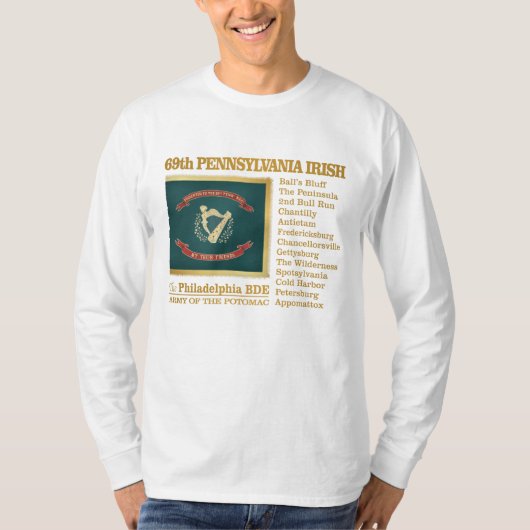 69e Pennsylvania Irish (BH) T-shirt (Voorkant)