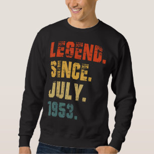 69e verjaardag 69 jaar oude leggende sinds juli 19 trui
