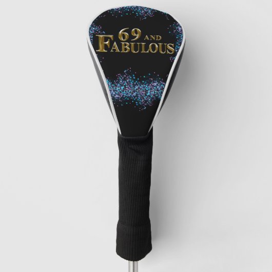 69e verjaardag golfheadcover (Voorkant)