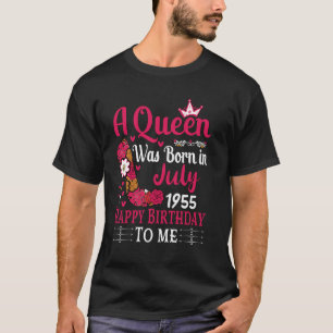 69e verjaardag Hoge hak Een koningin werd geboren T-shirt