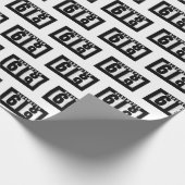 69e verjaardag Odometer Cadeaupapier (Hoek)