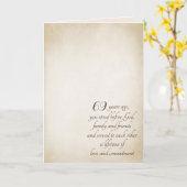 69e verjaardag op vignette textuur kaart (Gele Bloem)