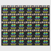 69e verjaardag: Regenboog "69"; Aangepaste foto's 