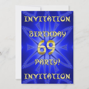 69e verjaardag uitnodiging