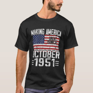 69e verjaardag van de Amerikaanse vlag 69 Y oktobe T-shirt