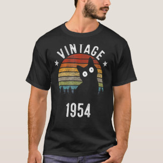 69e verjaardag Vintage 1954 69 jaar oud T-shirt